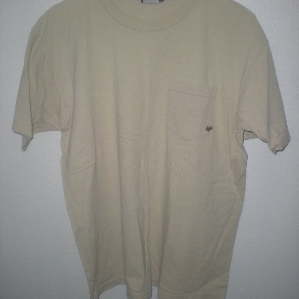 FOX Racing  Motor Sports  T-Shirt  BMX  Size Large  Tan  New